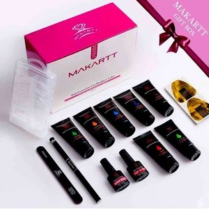 NEW Poly Nail Gel Kit Rainbow Color